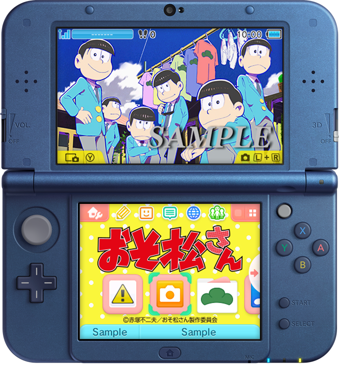 おそ松さん 公式アカウント グッズ情報 ニンテンドー3dsのテーマショップに おそ松さん のテーマが配信中 お持ちの3dsから テーマショップ にアクセスしてください おそ松さん T Co 5tkhnyewlw