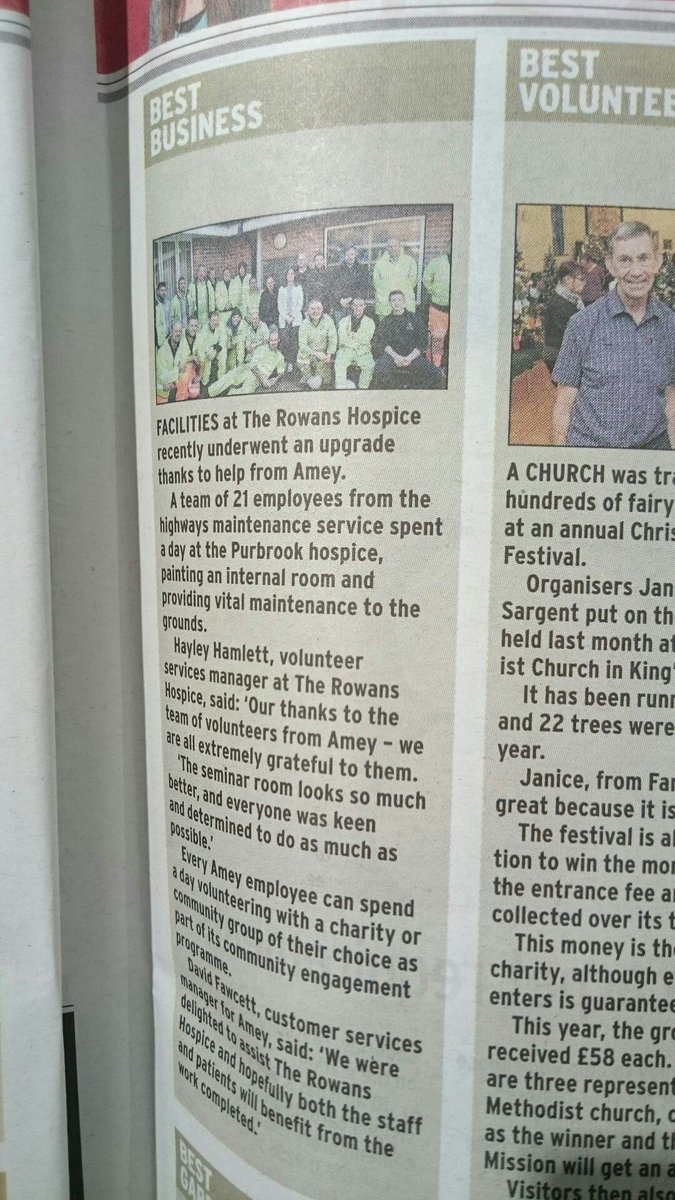 dfawcett6464's tweet photo. Nice to see @Ameyplc Hampshire noted as Best Business in the Portsmouth News We Can Do It monthly nominations. https://t.co/uJnALBSfR2
