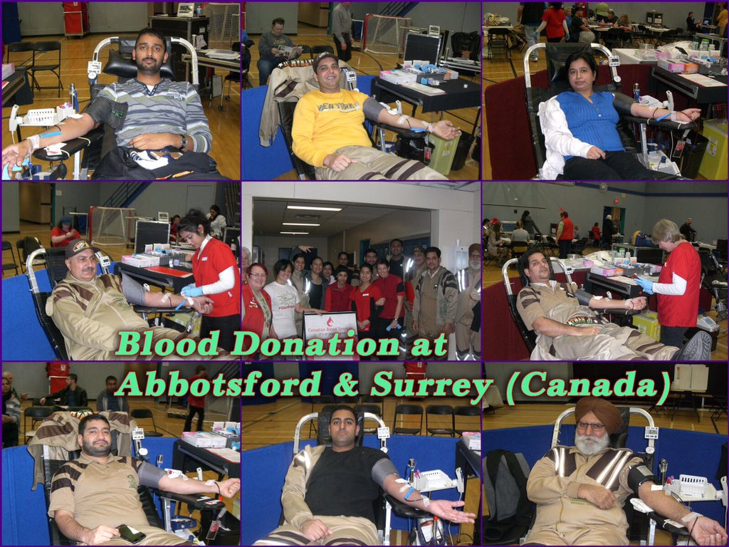 Fans showcasing love & #NonStopCrazeForMSG2.Celebration wid blood donation in Abbotsford & Surrey (Canada) Blessings