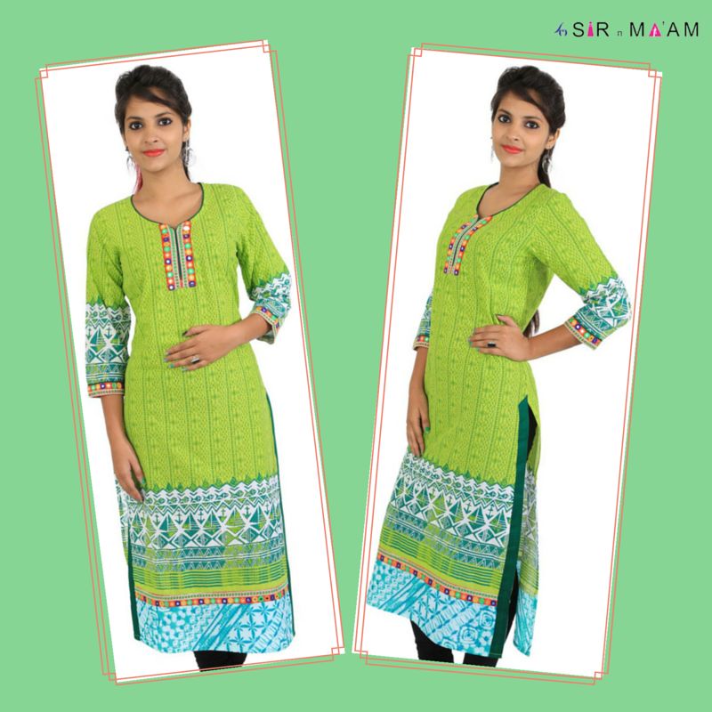CharuFashionsIn's tweet photo. Beautiful #green & #blue #printed #kurti is apt to complete your #summer look.
Shop it here https://t.co/mQa72ne03o https://t.co/1SlB4aVyTA