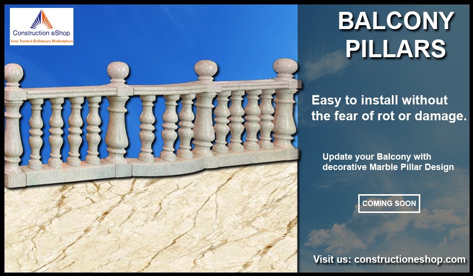 constructneshop's tweet image. Modern architecture marble Pillar Coming soon on constructioneshop.com