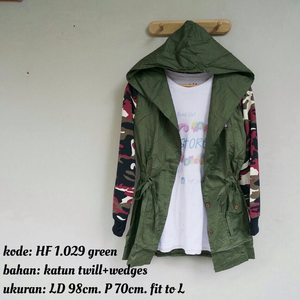 ALEANASHOP's tweet photo. PARKA ARMY HOODIE
👉 colour: green
💰price 135.000

LIMITED STOCK LOH😆

line: @cdk5132w pake (@) 
bbm: 57684201 https://t.co/fYB5UoioQa