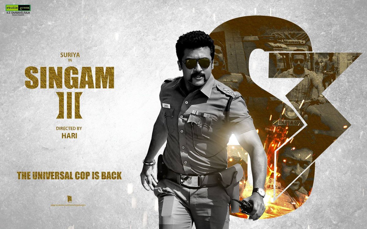 cineulagam's tweet photo. @Suriya_offl in #S3 Fan Made Poster
#Suriya #SuriyaHariCombo #Singam3 #Singam3FirstLookPosters #Hari https://t.co/8QQ4nLKlzk