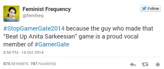 MargaretsBelly's tweet photo. #StopGamerGate2014
#StopGamerGate2015
#StopGamerGate2016 https://t.co/pYdcOqyXDo