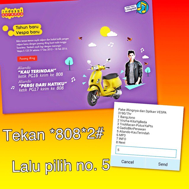 #VespaBaruTahunBaru @arenamusik@GLOWMUSIC_ID