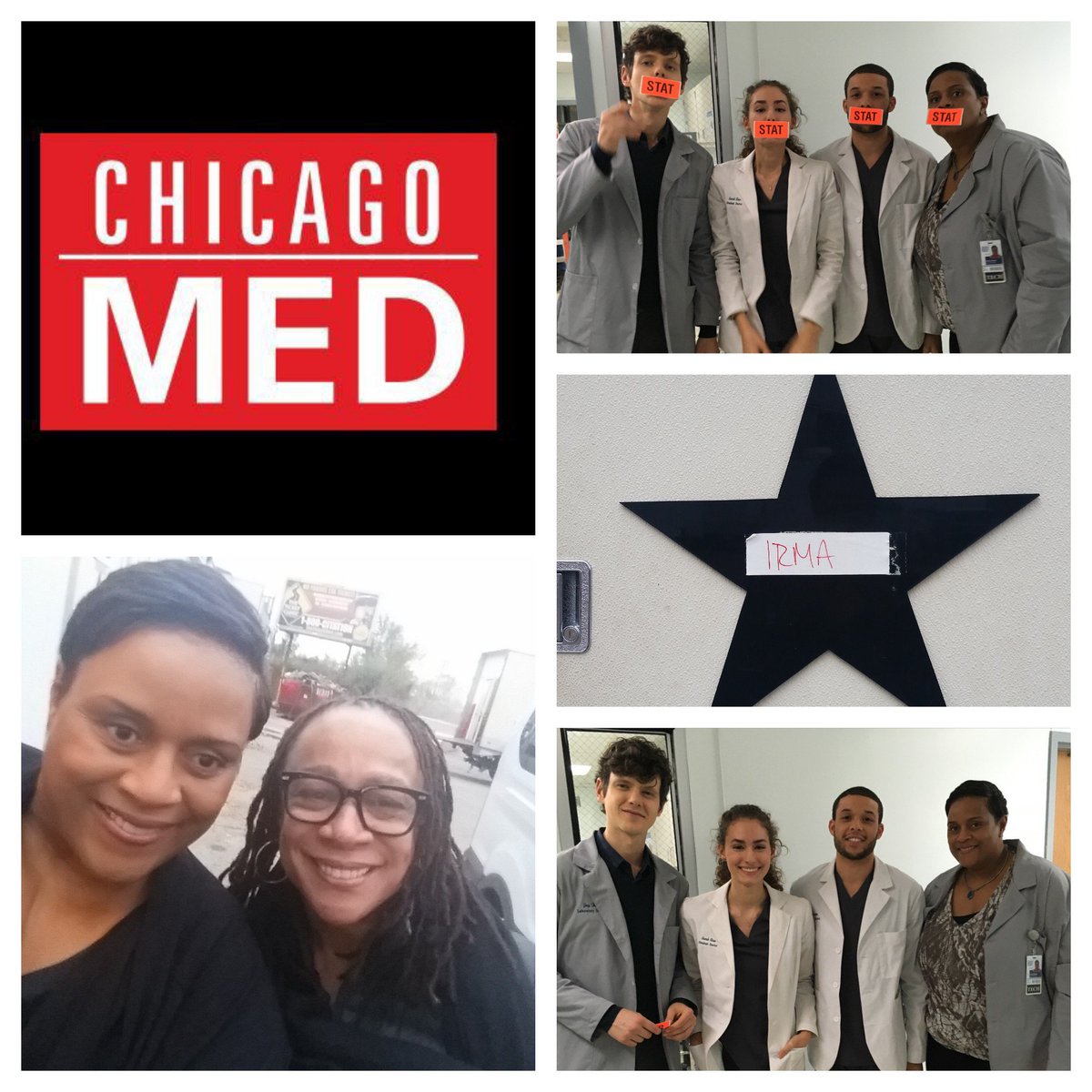 theacamara's tweet photo. @EnglewoodIntlFF @NBCChicagoMed @DickWolfOffical Thanks for the #Love #BringIrmaDunnBack https://t.co/E7jGIhWH6f