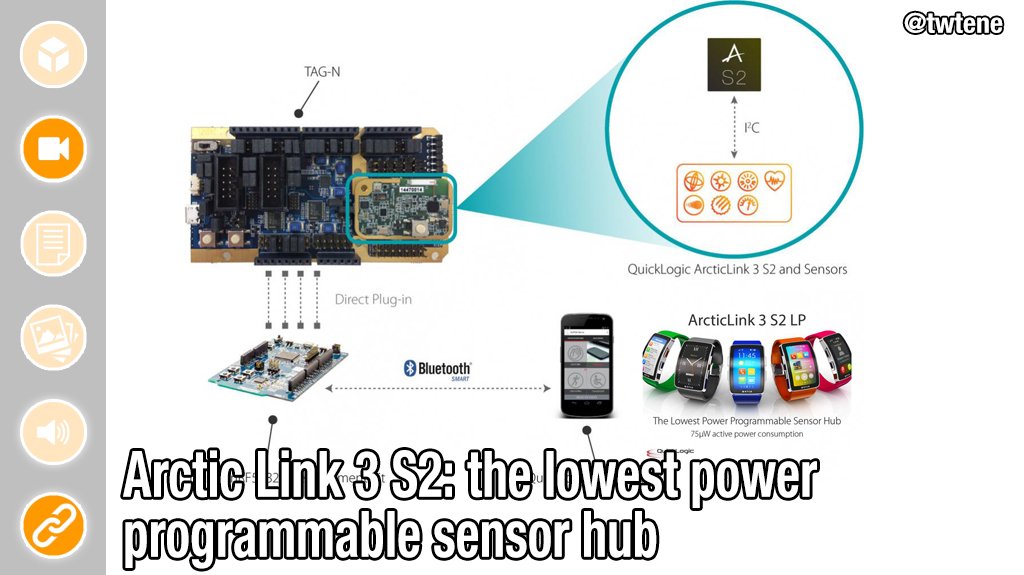 RafSchiavullo's tweet photo. ArcticLink3S2 #sensorHub #AlgorithmLibrary lowPower solution for #wearables @QuickLogic_Corp https://t.co/CarsDICzai https://t.co/bIaLTBipwX