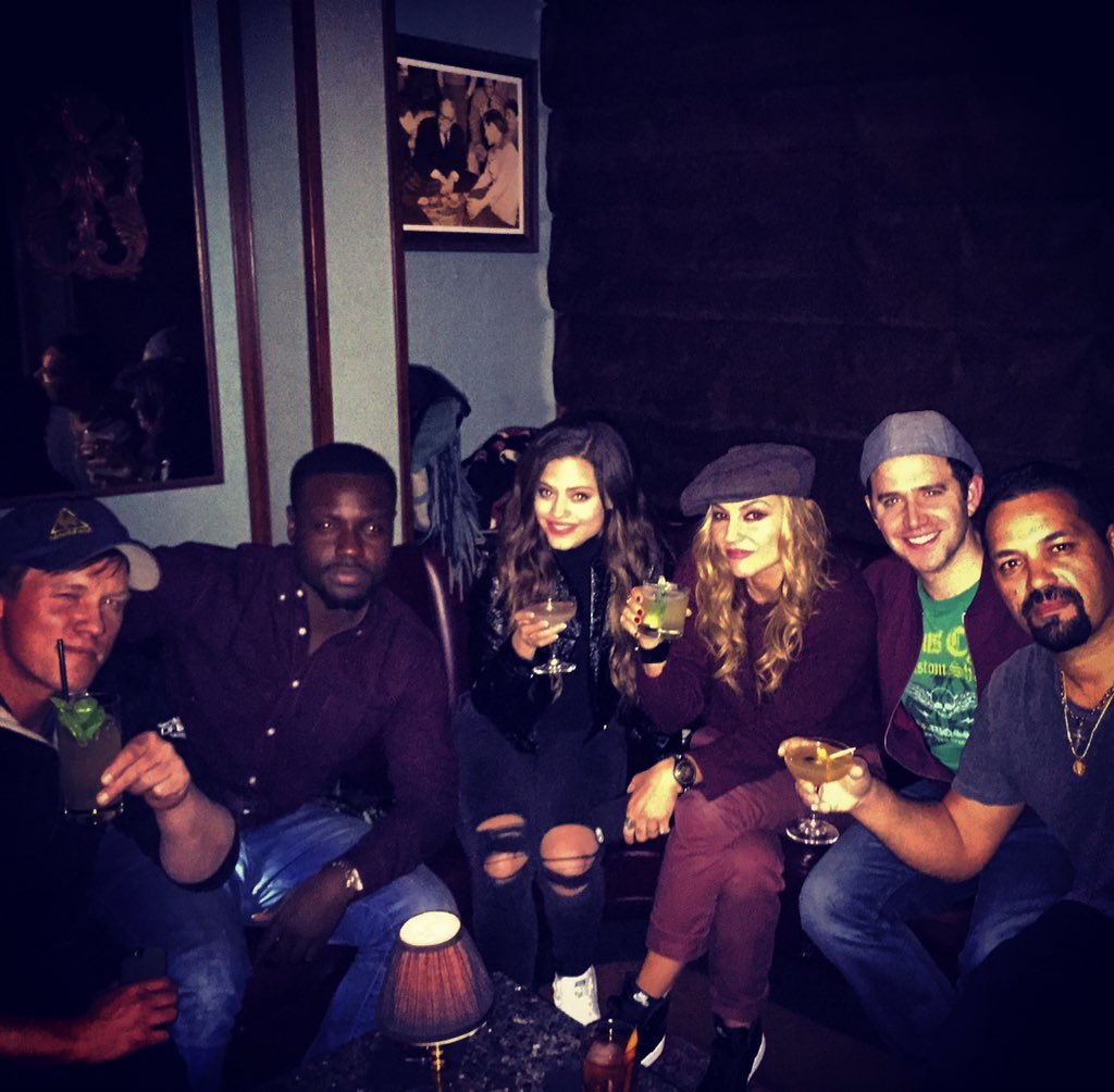 @nbcshadesofblue @ favorite bar @bluecollarpub @vincentlaresca @dreadematteo @warrenkole @dayookeniyi #ShadesOfBlue