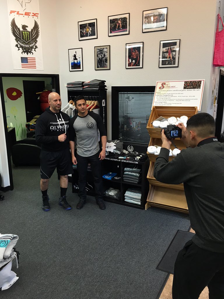 BTS with Olympian Athletics we now carry their clothing!