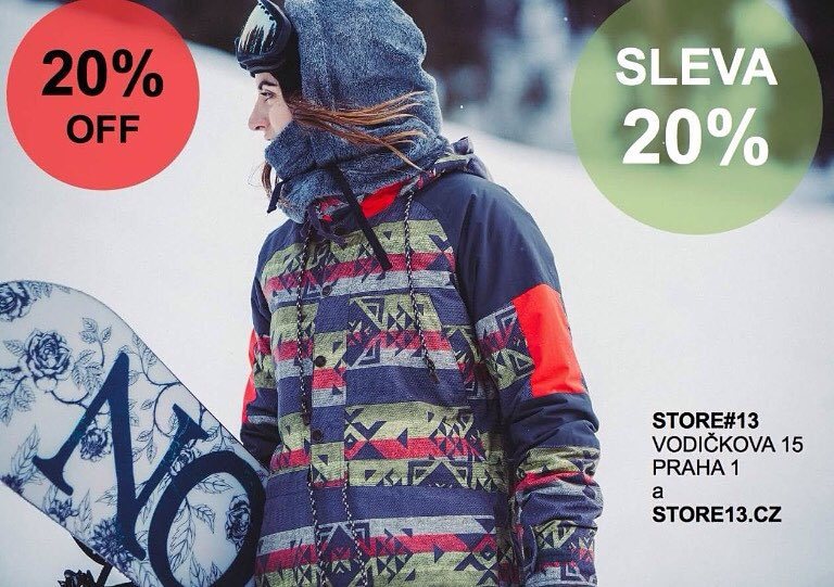 InstaPrague's tweet image. Povánoční slevy 20%!!! Neváhejte dokud je z čeho vybírat. #store13 #vodickova #burton #rid… ift.tt/1Rx40D3