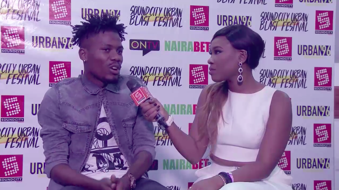 SOUNDCITYtv's tweet photo. @iam_YCEE knows he dropped the hottest song in 2015! 'Jagaban' Clip from #SoundcityBlast: https://t.co/fghWs6K4he https://t.co/jry9KVHJsk