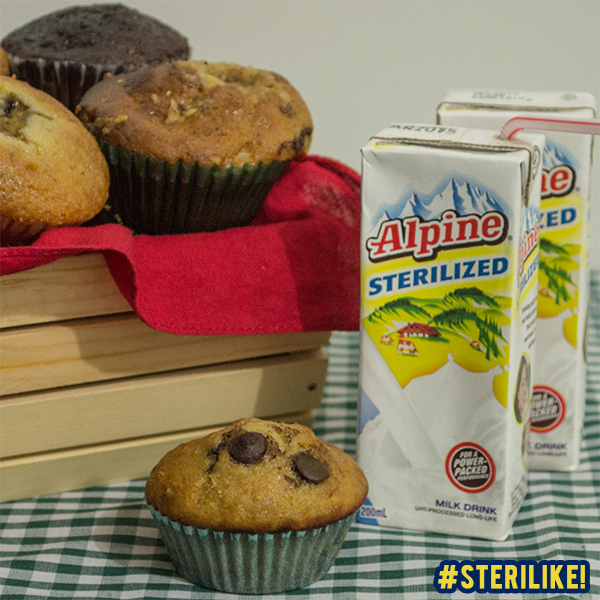 AlpineMilkPH's tweet photo. May #Sterilike combo idea kami for merienda: muffins with Alpine Sterilized Milk! Sarap! https://t.co/CBL41lLjpN