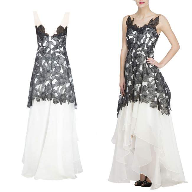 Marchesa latest evening wear gown has glamorous written all over it.Shop now: bit.ly/1PMPp6P <a href="/SachdevCharu/">Charu Sachdev</a>