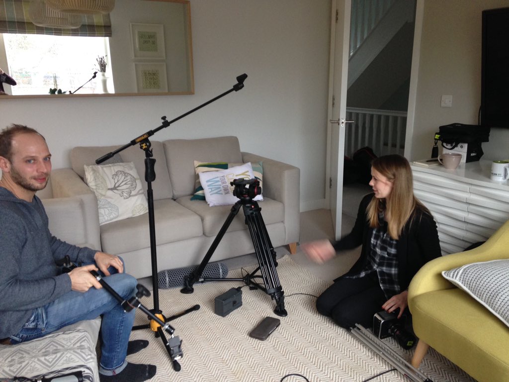 Video interview yesterday - a bit taxing my mind went blank every time I looked at the camera 😧