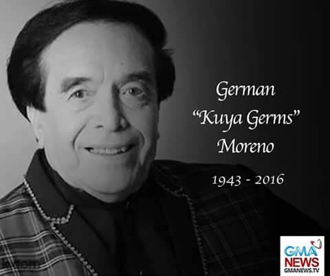 rest in peace kuya german moreno