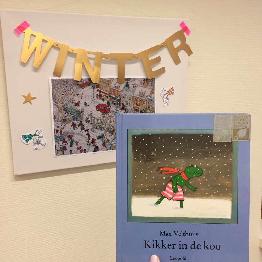 Winter, ook in de praktijk. Boekentip: 'Kikker in de kou' van Max Velthuijs.