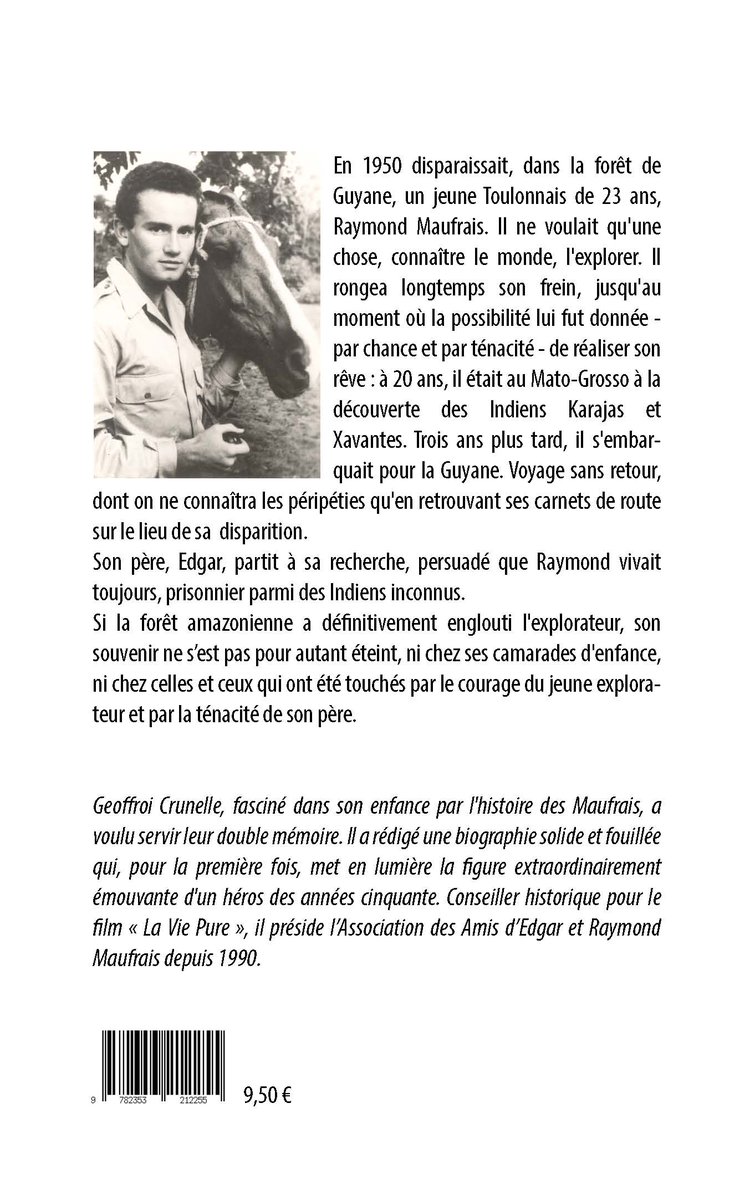 rmaufrais's tweet photo. #LaViePure #Maufrais #livre La véritable histoire du héros du film #maufrais.info https://t.co/RUG9Rx9kgE