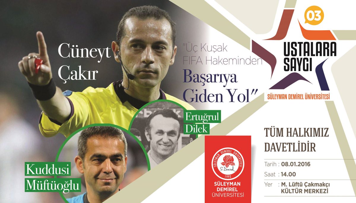 bilimtv's tweet photo. "Üç Kuşak FIFA Hakeminden Başarıya Giden Yol" adlı etkinlik bugün 14.00'de Bilim TV'de https://t.co/6EdiODk5b8 https://t.co/1bl87wirrP