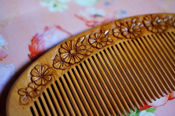 ① ちゃあちゃん様リクエストご確認ページ (¥1990) 桃の木櫛 