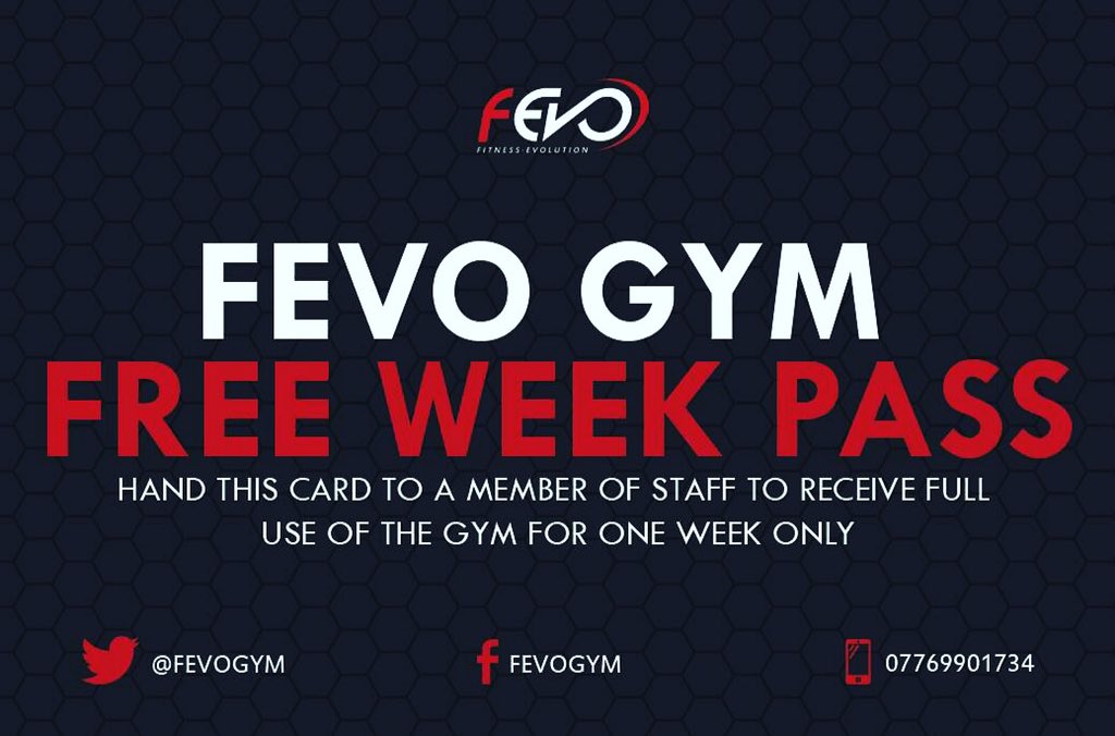 #fitnessFriday at Fevo. Come down and try the premier gym in <a href="/AndoverUK/">Andover UK</a> lots of January offers!