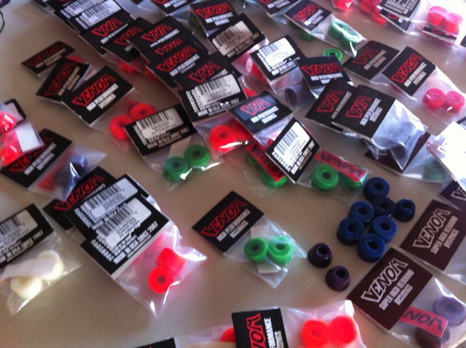 Sk8bitesShop's tweet photo. Who need Bushings??? #skateboarding #GoSkate #Longboarding #Riptide #Venom #Bushings4All https://t.co/XcWsYgNxFX
