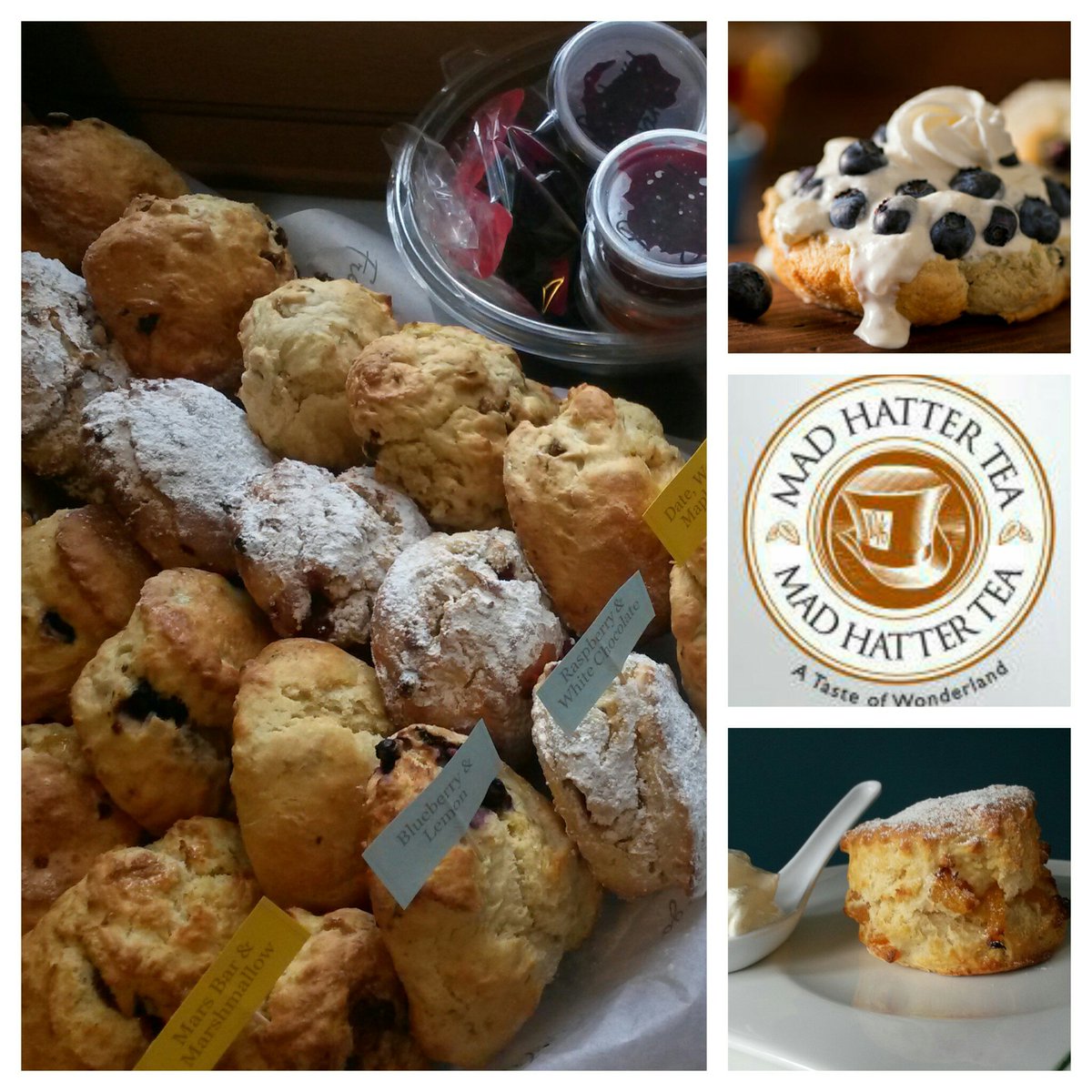 belfastsconemad's tweet photo. Free Mad Hatter Tea with every 15 scone platter or larger. For details T. 07894076647. https://t.co/r94id9z0rS