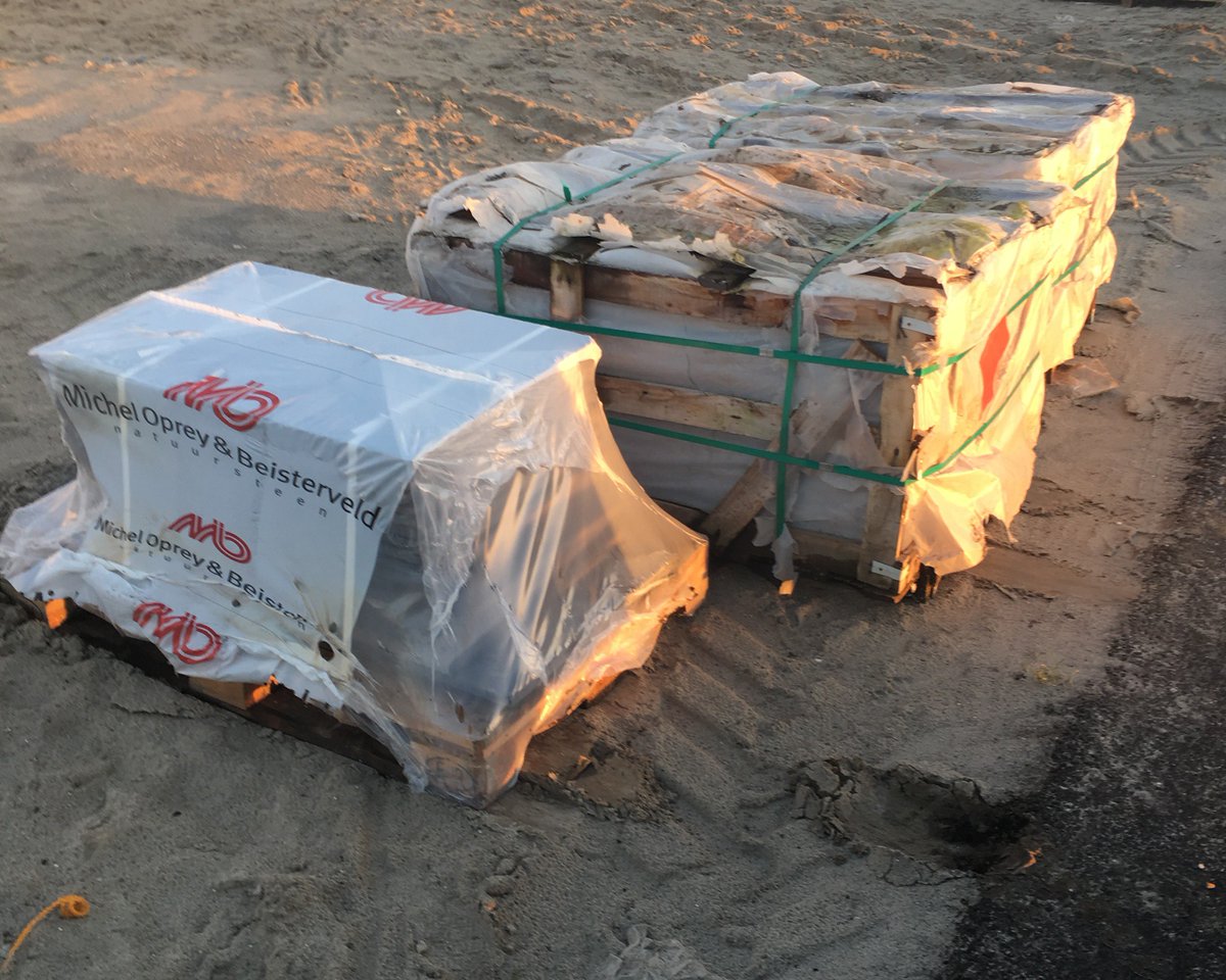 Vandaag weer een paar palletjes afgeleverd op Urk!