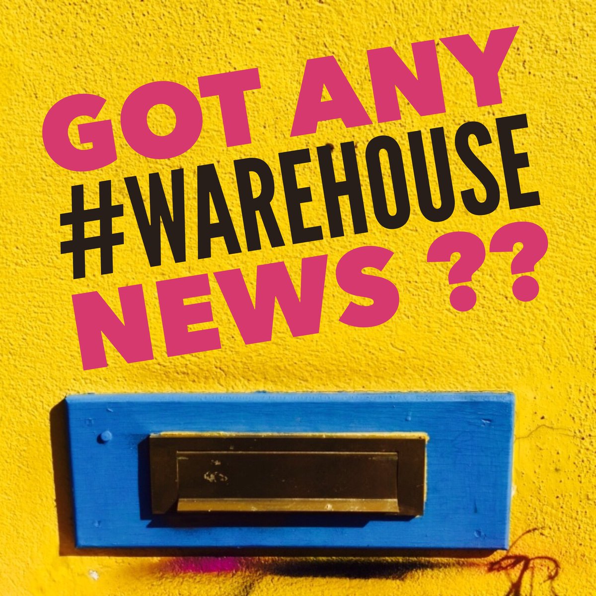 Got any #warehouse news - contact us to be included