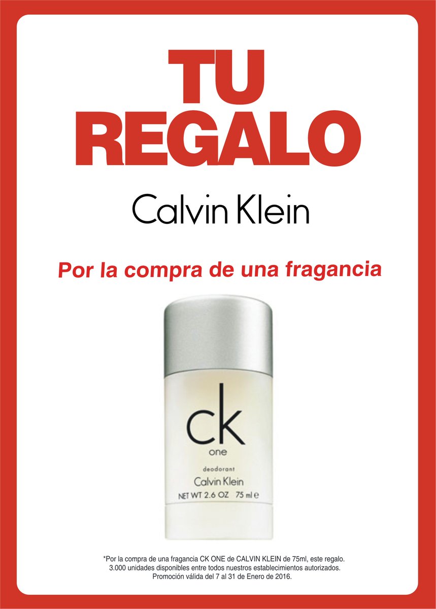 Por la compra de una fragancia #CalvinKlein ONE de 200ml te llevas gratis este regalo de <a href="/Bodybell/">B</a> hasta el día 31.