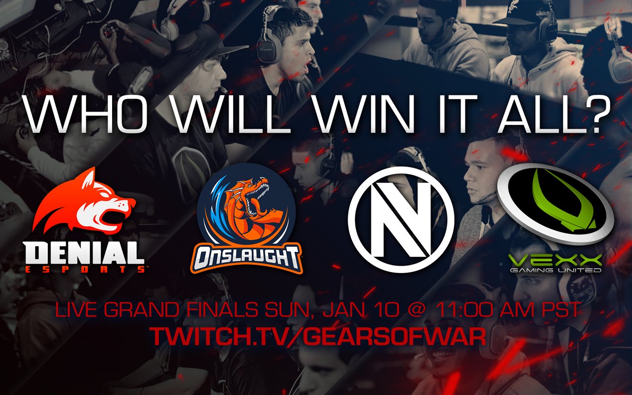 Gears Esports on Twitter "60,000. Grand Finals. THIS SUNDAY. 4 incredible Gears of War teams