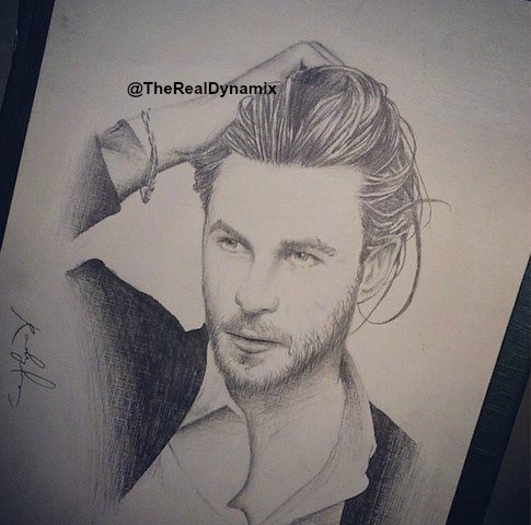 DynamixArtwork's tweet photo. Requested to draw @LiamHemsworth , so I did. https://t.co/hlSKJEva4U