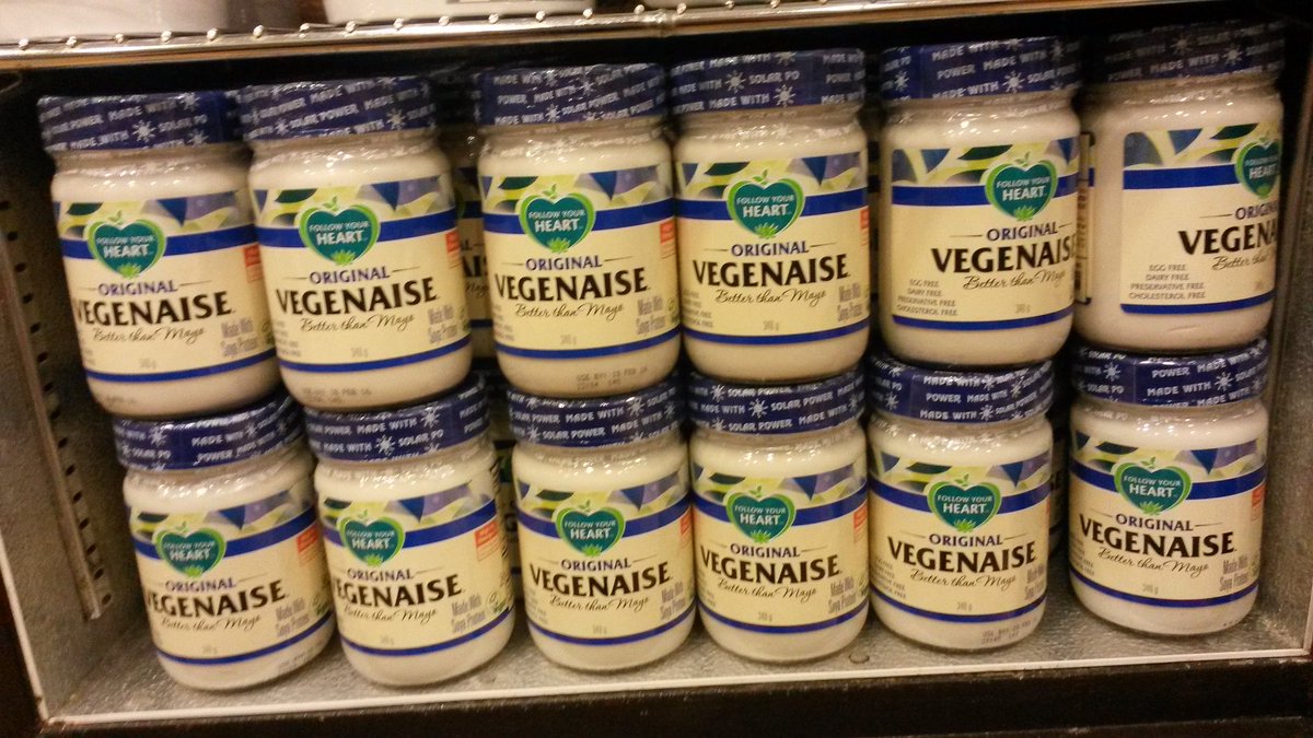 SimplyVCardiff's tweet photo. We have a special offer for you wonderful people.
Vegenaise for £1.50!
#vegenaise #followyourheart #SimplyVCardiff https://t.co/45ZgQqmiDy