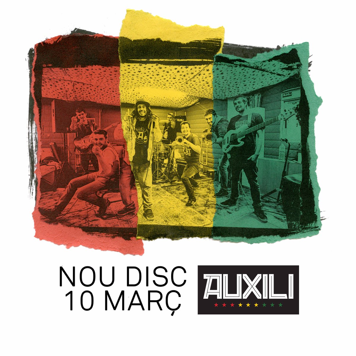 Auxili_Band's tweet photo. ★NOU DISC 10 DE MARÇ★

Comencem l'any amb força anunciant-vos el que serà la data de sortida del pròxim disc. https://t.co/ACa1yy04DE