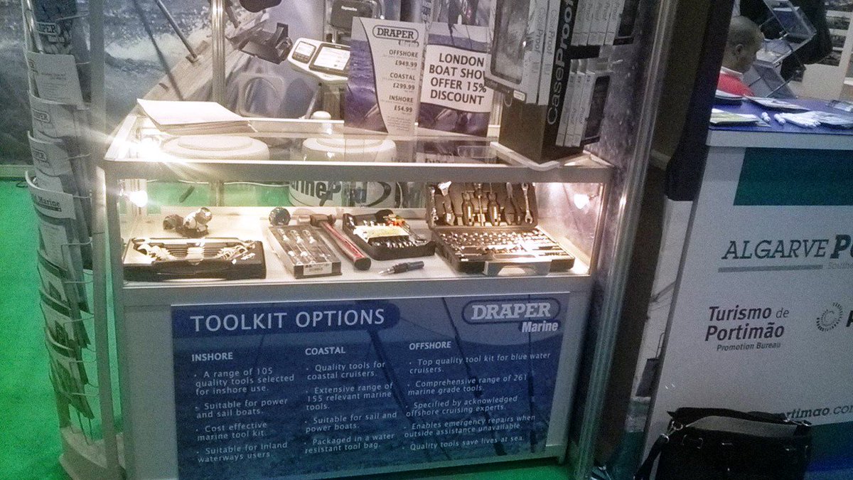 InterformMarine's tweet photo. We are at London Boat Show! Head to our Facebook page to find out more about this: @drapertools @LoveBoatShows https://t.co/c2wLqsjXR6