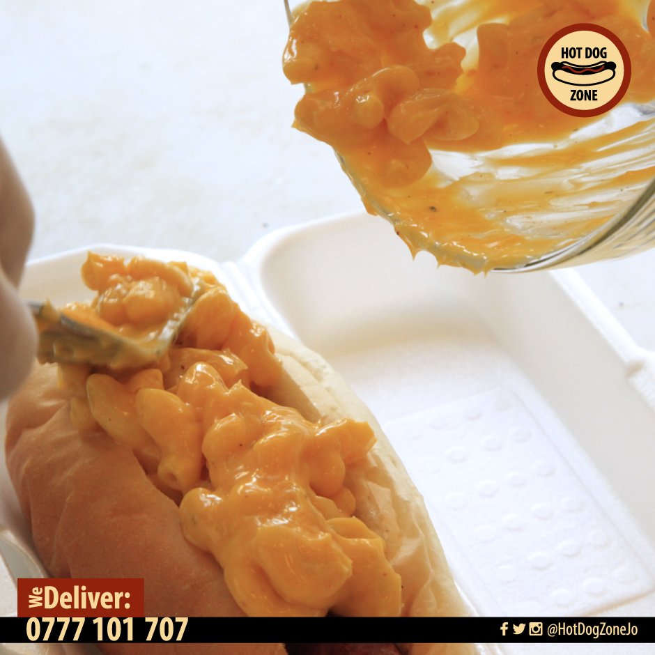 HotDogZoneJo's tweet photo. Your taste buds will thank you after you try our #MacNCheese Dog 😉 
We Deliver: 0777101707 
#HDZJO #Amman https://t.co/I1r4egsmEa