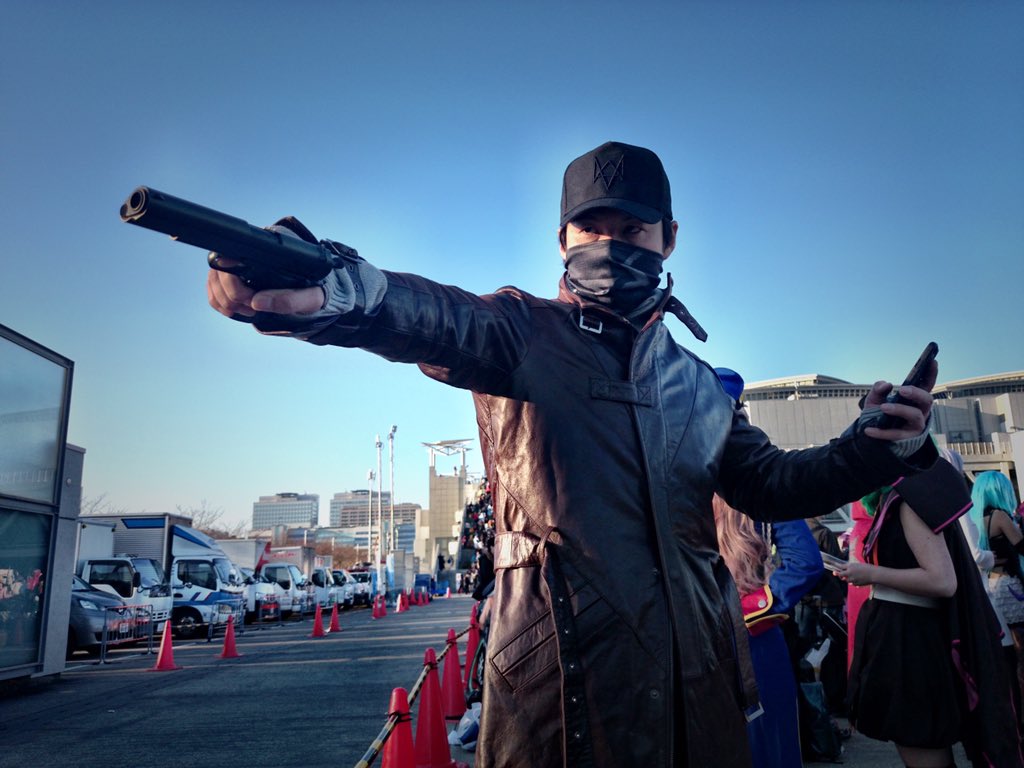 蒼真 冬コミのお写真いただきました ウォッチドッグスのエイデン ピアースです 撮影 Seekさん Mxseek T Co Zk1cn3shkq