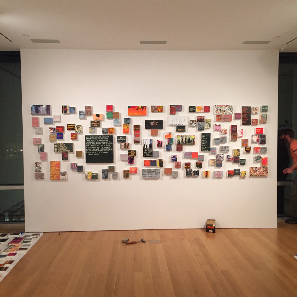 bettytompkins's tweet photo. #womanwords @FLAGartNYC opening January 20 https://t.co/6kVAUbkohP