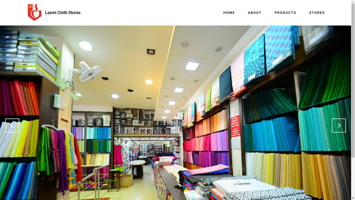 rubixoft's tweet image. #rubixoft_projects #webdesign 
laxmiclothstores.com