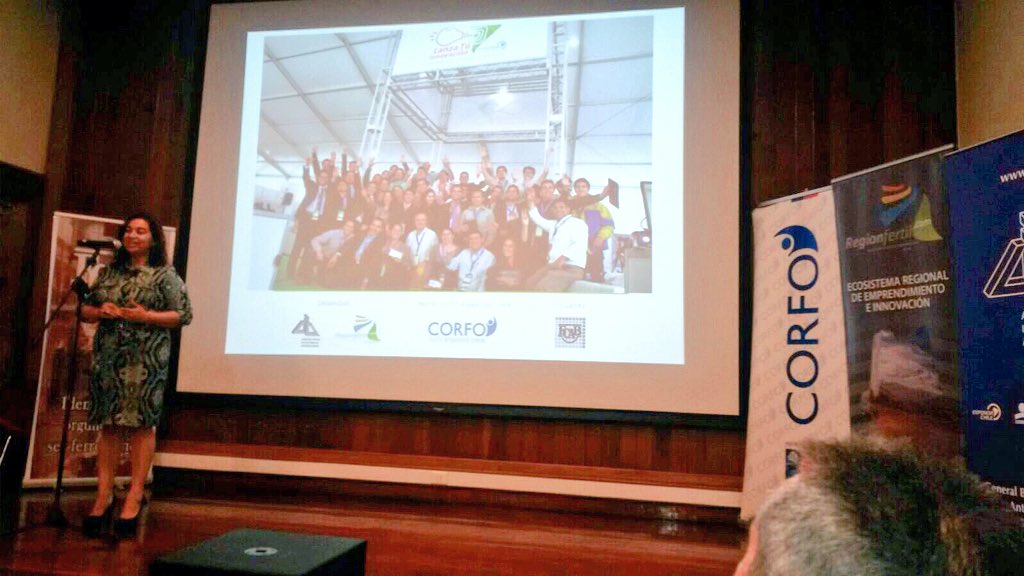 Corfo's tweet photo. #Antofagasta Dir. Ejecutiva comité Fomento Productivo en cierre programa "Lanza tu Innovación" apoyado por #Corfo https://t.co/3UE1H3My0q