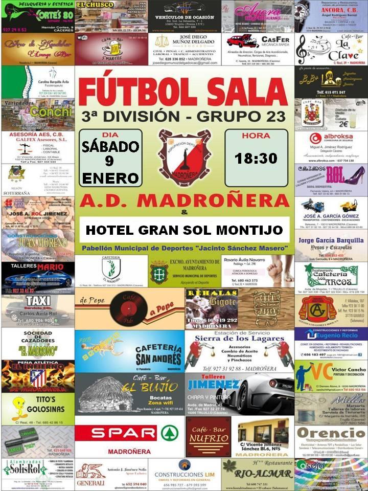 ADMadroneraFS's tweet photo. Primer partido de 2016, 2º contra 3º a las 18:30, partido vital para seguir arriba y subir un puesto! #VenYAnima RT⚽ https://t.co/NAZL8wdHJd