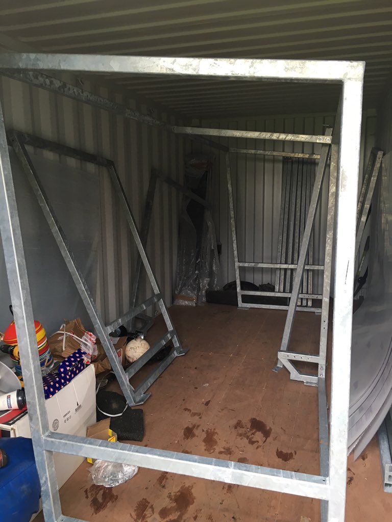 Infinity_f_c's tweet image. Infinity&apos;s new dugouts in the process of being built #UTI #INFINITYFC