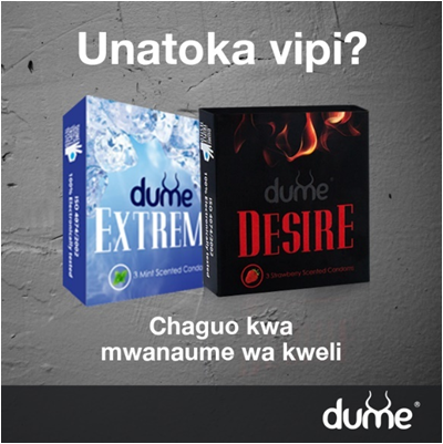 Amechoka kawaida? Fanya kuongeza mzuka na Extreme. #DumeKondom chaguo Kwa Mwanaume Wa Kweli