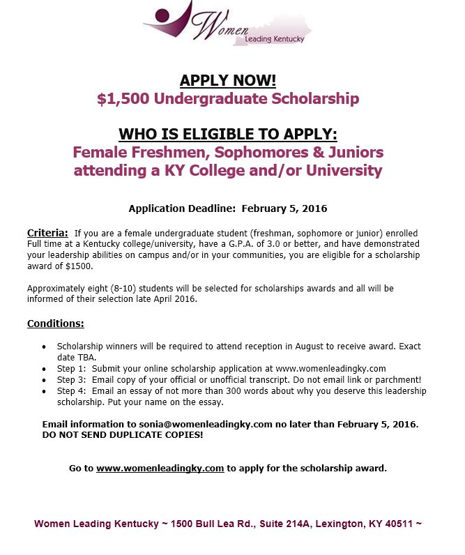 Jefferson_JCTC's tweet photo. Check out this awesome scholarship opportunity for our female students ---> https://t.co/EclK6nQ8Qm