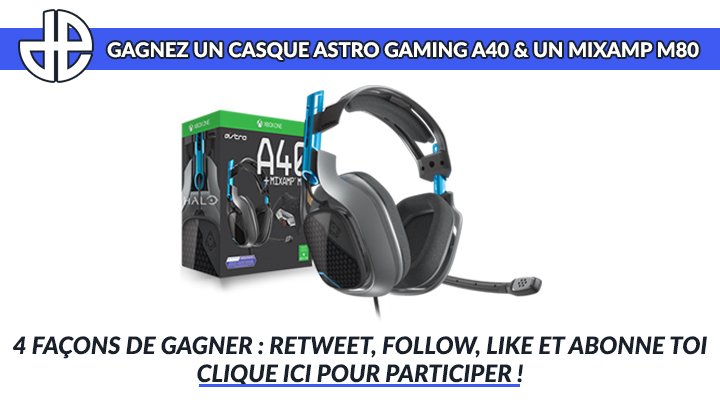 DexertoFR's tweet photo. CONCOURS : CASQUE @ASTROGAMINGFR A40 ET MIXAMP M80

CLIQUE ICI POUR PARTICIPER : https://t.co/26zI898rg2

 #RT https://t.co/sxa3gLNfZz