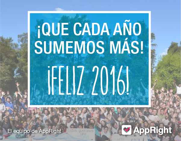 apprightme's tweet photo. #Feliz2016 y que este nuevo año generemos más impacto positivo. #TuOpinionAyuda https://t.co/yAFsIZDIqp