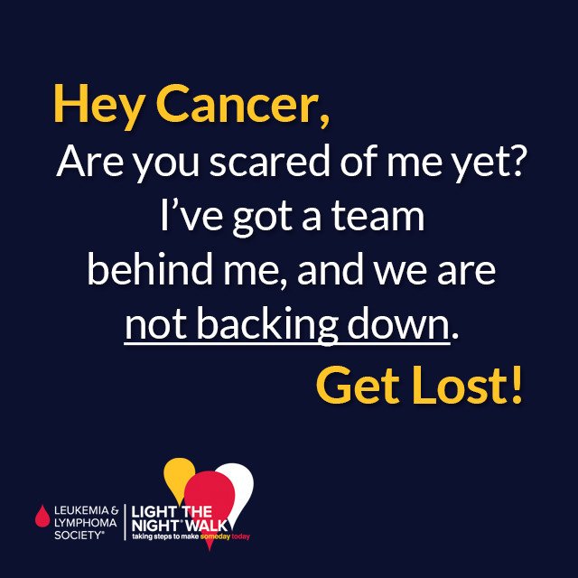 LightTheNight's tweet image. Who will be on your #LightTheNight team this year?