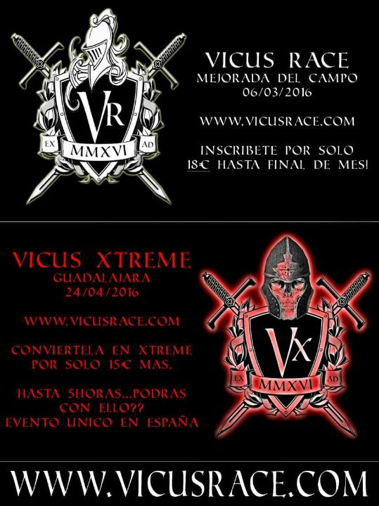 VicusRace's tweet photo. Empieza la temporada VICUS 2016!
Inscripciones en https://t.co/a0B1kmRKYY 
Te esperamos, acepta el desafío! https://t.co/ExCR00FkXw
