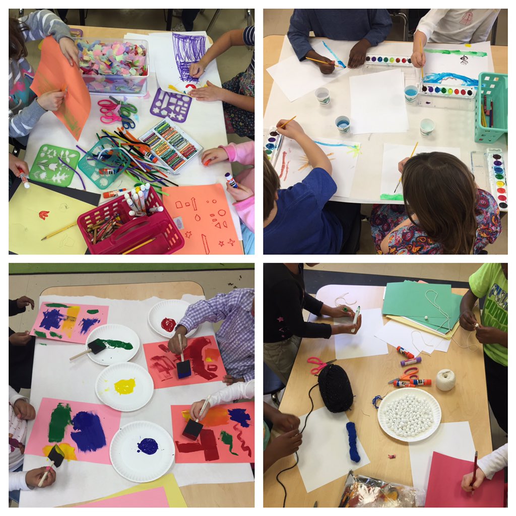 MandKExplore's tweet photo. E's earned a craft day by filling our class bucket..our whole community showed values! @Explore_School #crafternoon https://t.co/EsLgJAhrR7