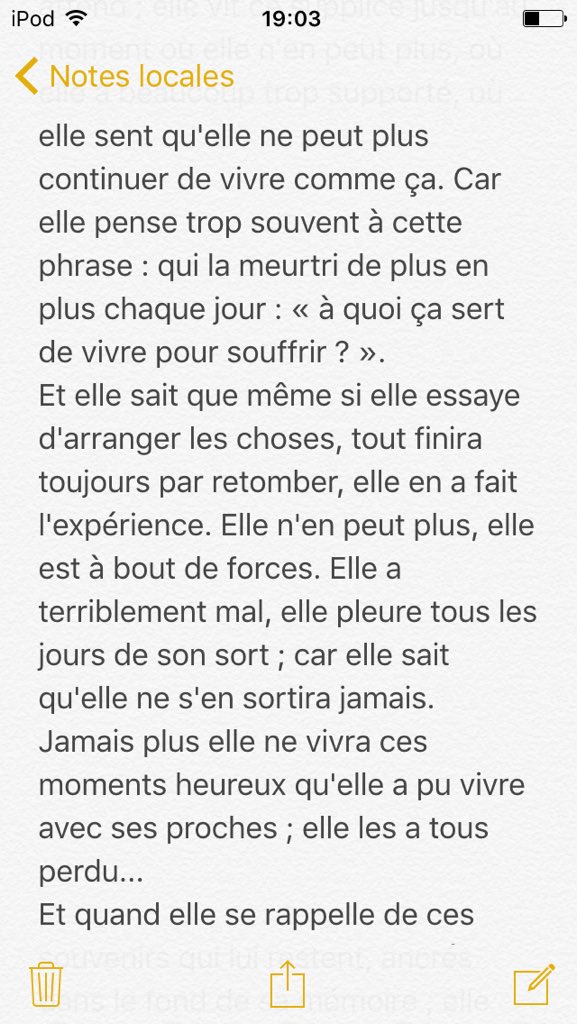 harceler_tue's tweet photo. Le suicide - Part 1. https://t.co/3MqfGbVOKS