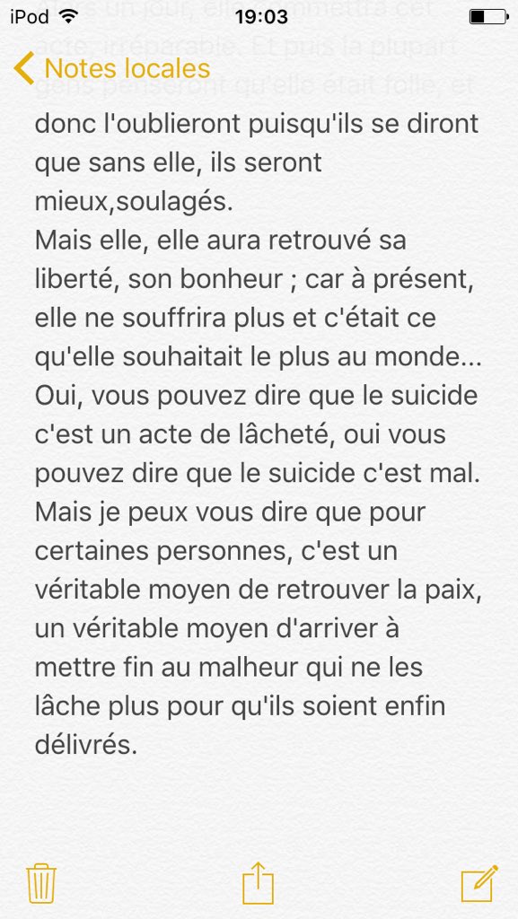 harceler_tue's tweet photo. Le suicide - Part 2. https://t.co/Yigp6rYuuB